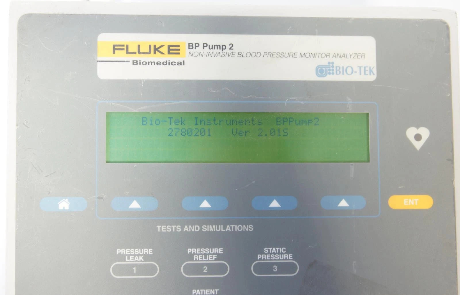 Fluke BP PUMP 2 Non-Invasive Blood Pressure Monitor Analyzer