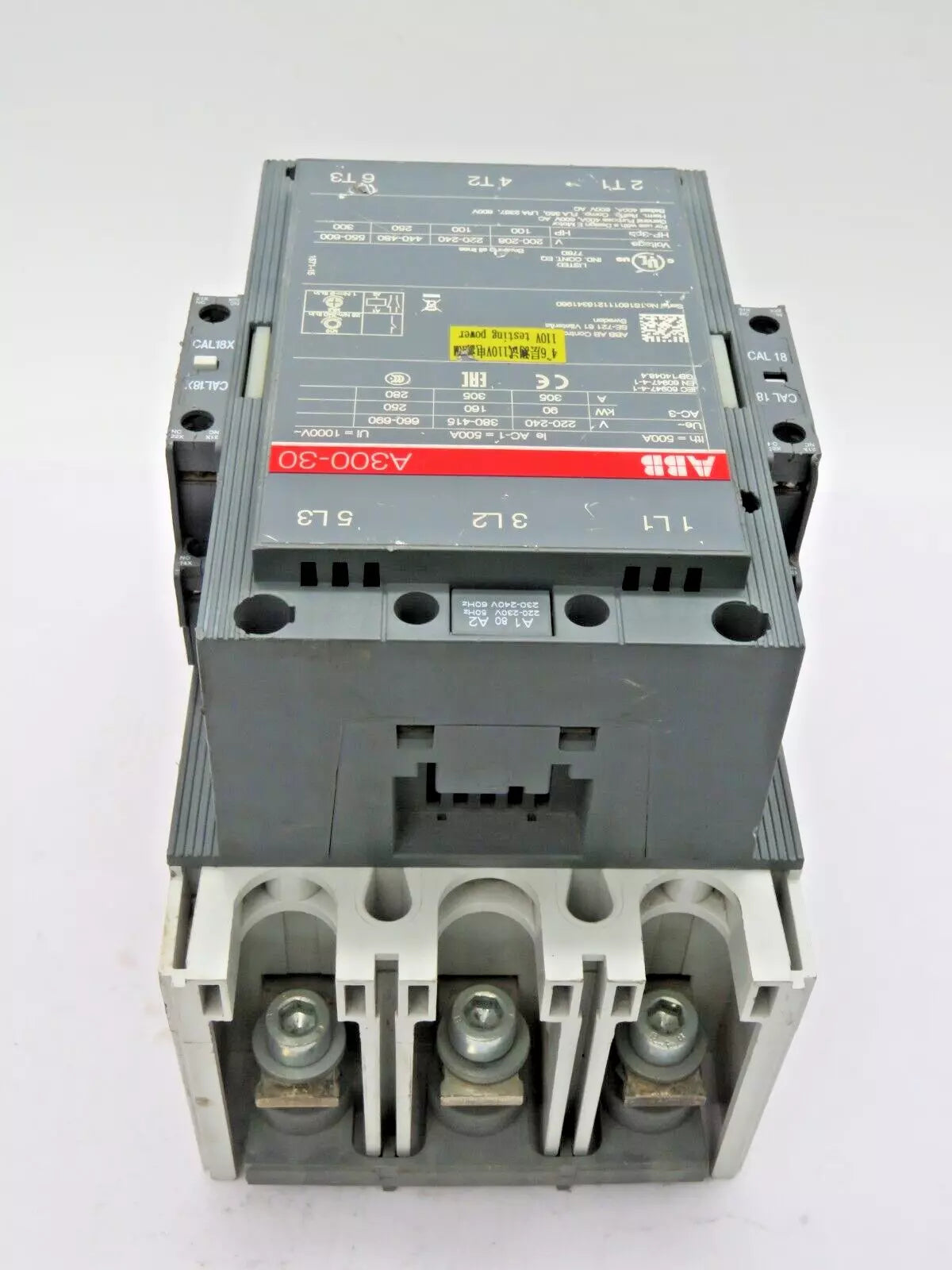 ABB A300-30 Power Contactor 230-240V Used Condition
