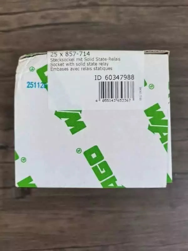 One New WAGO 857-714 857714 PLC Module In Box Expedited Shipping