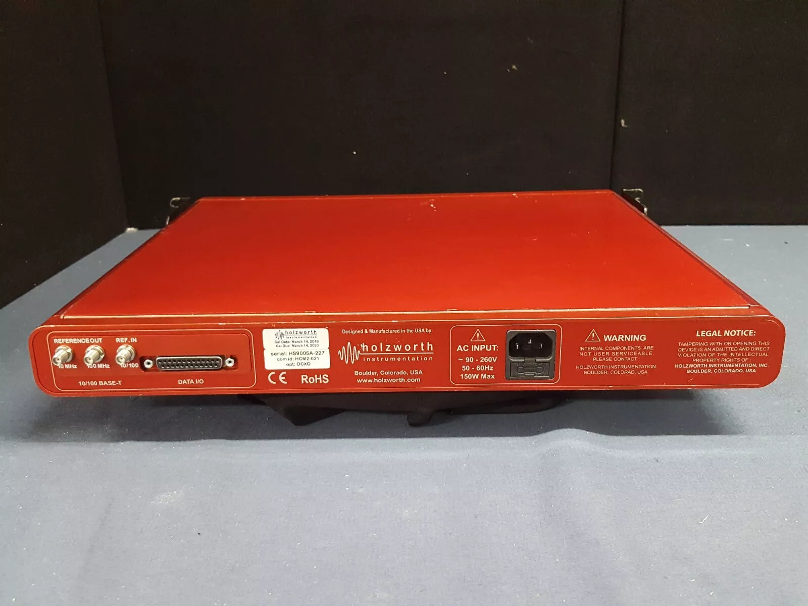 Holzworth HS9005A 5CH Phase Coherent RF Synthesizer with Opt. A2 E3 CMOS OCXO(227)