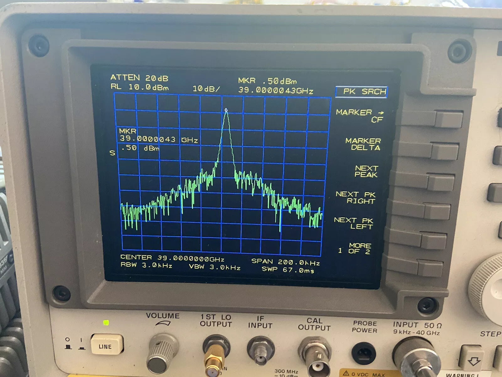 HP Agilent 83554A Millimeter-Wave Source Module, 26.5 GHz-40 GHz