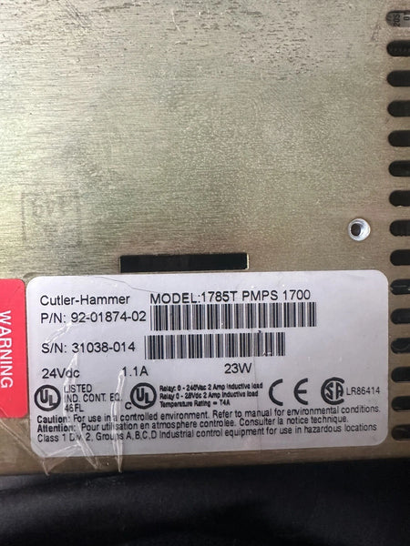 1785T PMPS 1700 Tested Is Ok Product