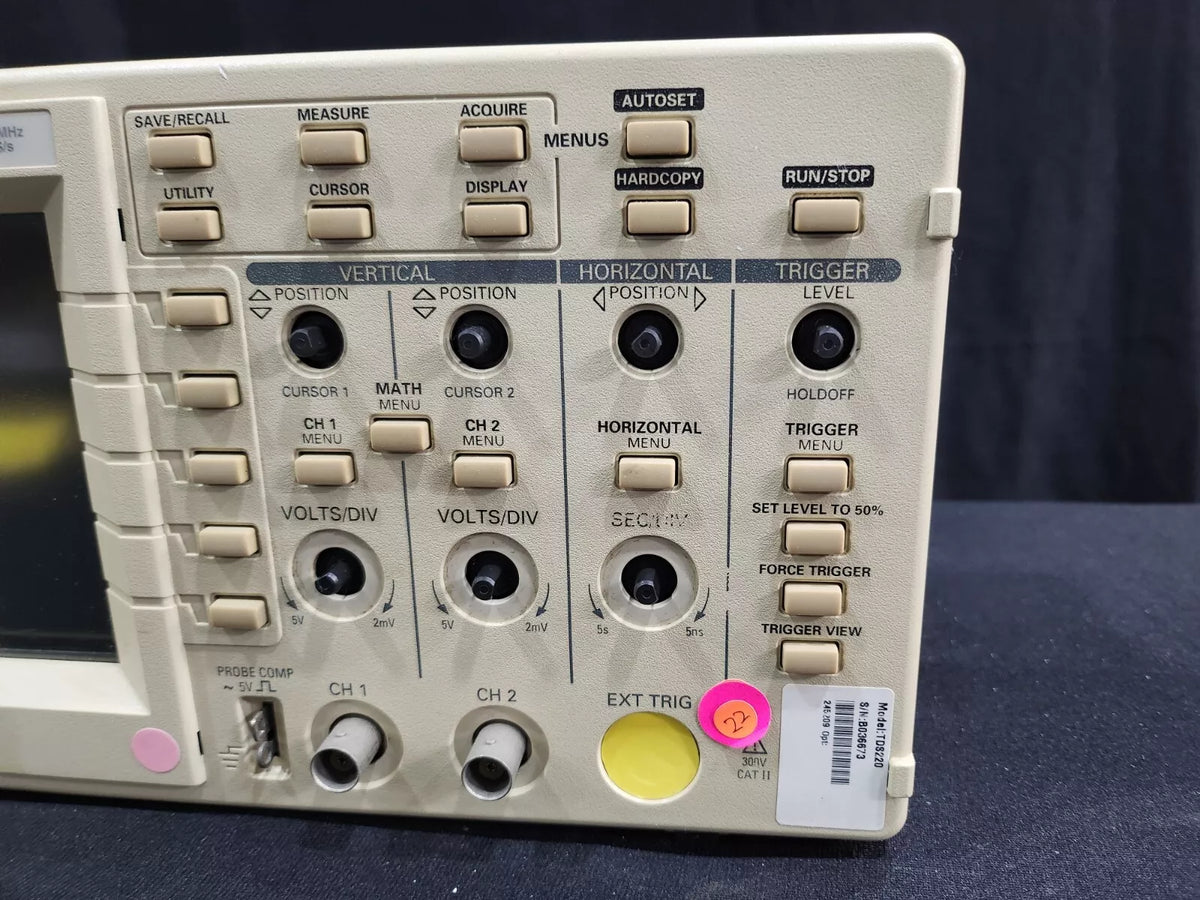 Tektronix TDS220 100 MHz 2 Channel Digital Oscilloscope AS-IS Selling
