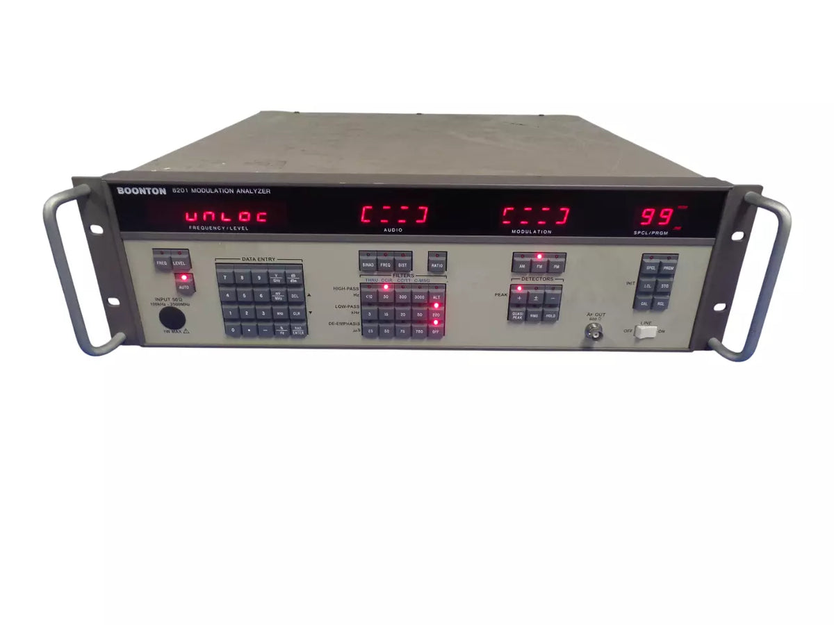 BOONTON 8201 Modulation Analyzer - High-Quality Instrument for Precise Signal Analysis