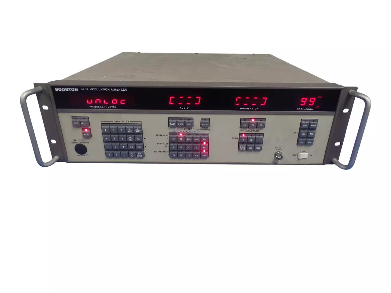 BOONTON 8201 Modulation Analyzer - High-Quality Instrument for Precise Signal Analysis