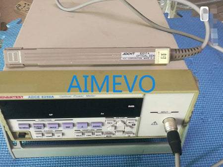 Advantest ADCE 8250A Optical Power Meter with Q82017A+82014A Power Meter Probe
