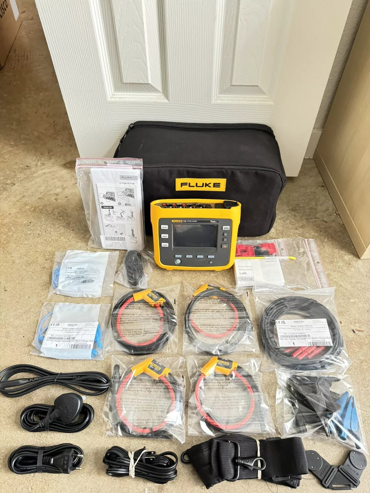 Fluke 1738/EUS/WWG Power Logger Kit 3 Phase with Bag