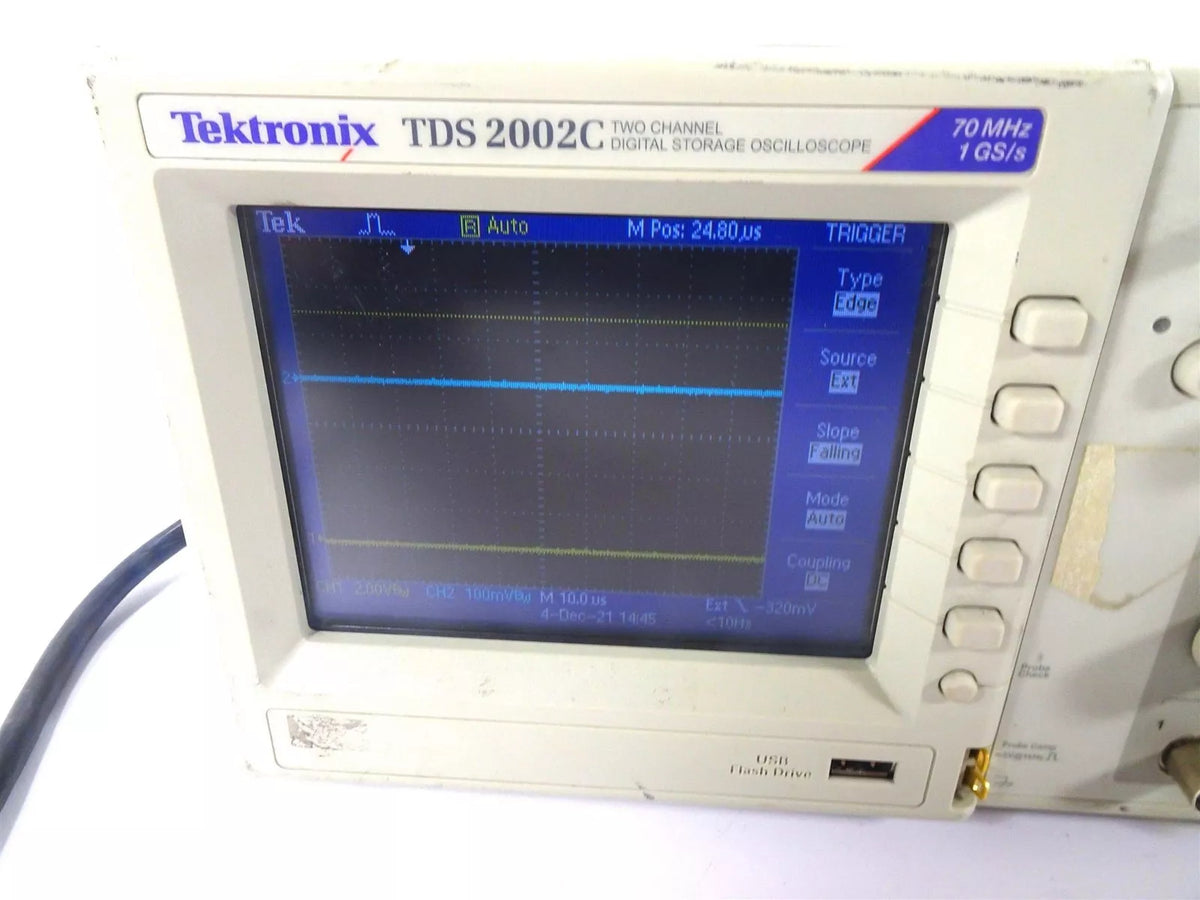 Tektronix TDS2002C 70MHz 1GS/s Digital Storage Oscilloscope