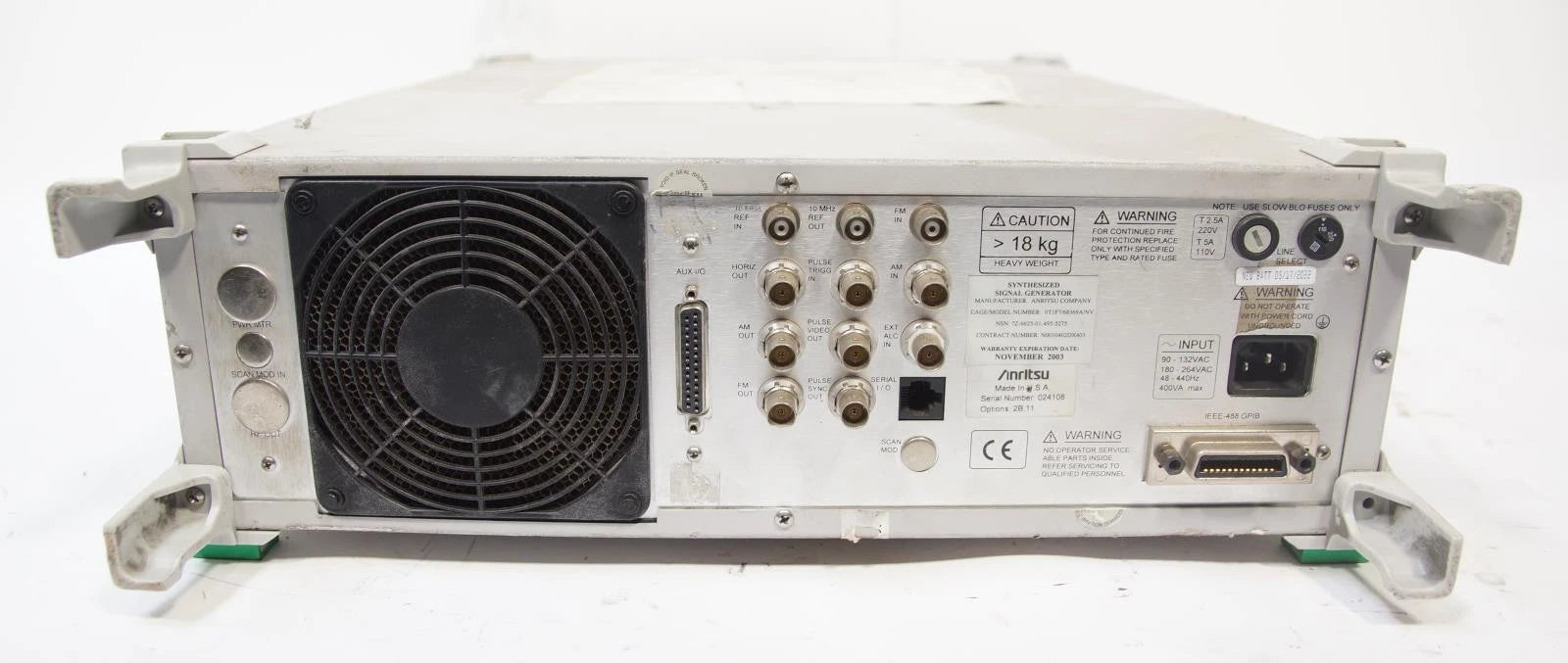 Anritsu 68367C 68369A/NV 10 MHz To 40 GHz Synthesized Signal Generator