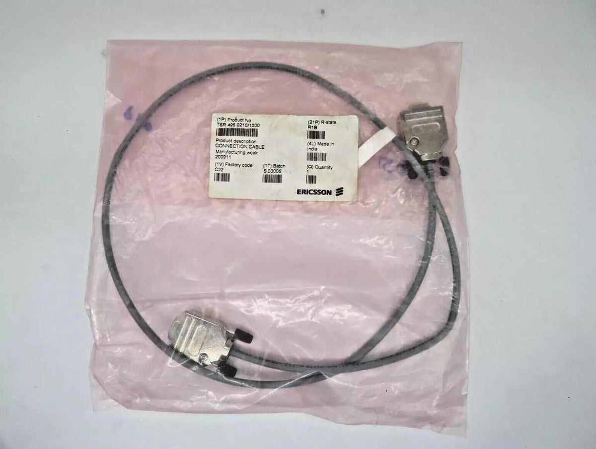 Ericsson TSR 495 0210/1000 Connection Cable R1B Factory Code C22 2009