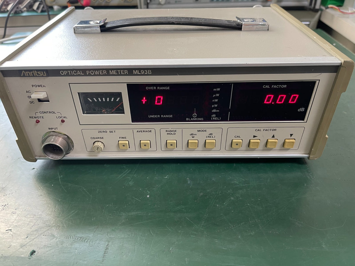Anritsu ML93B Optical Power Meter _ M77627 - XG eqpt