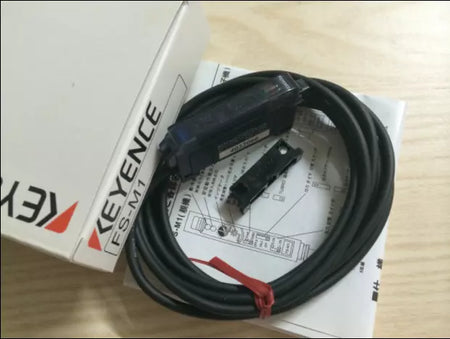 KEYENCE FS-M1 Digital Fiber Optic Amplifier Sensor Cable