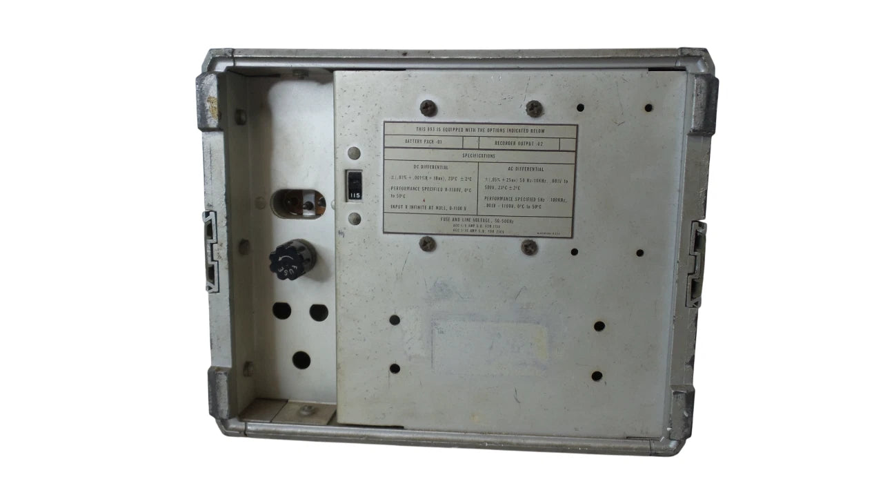 Fluke 893A AC-DC Differential Voltmeter - Free Shipping