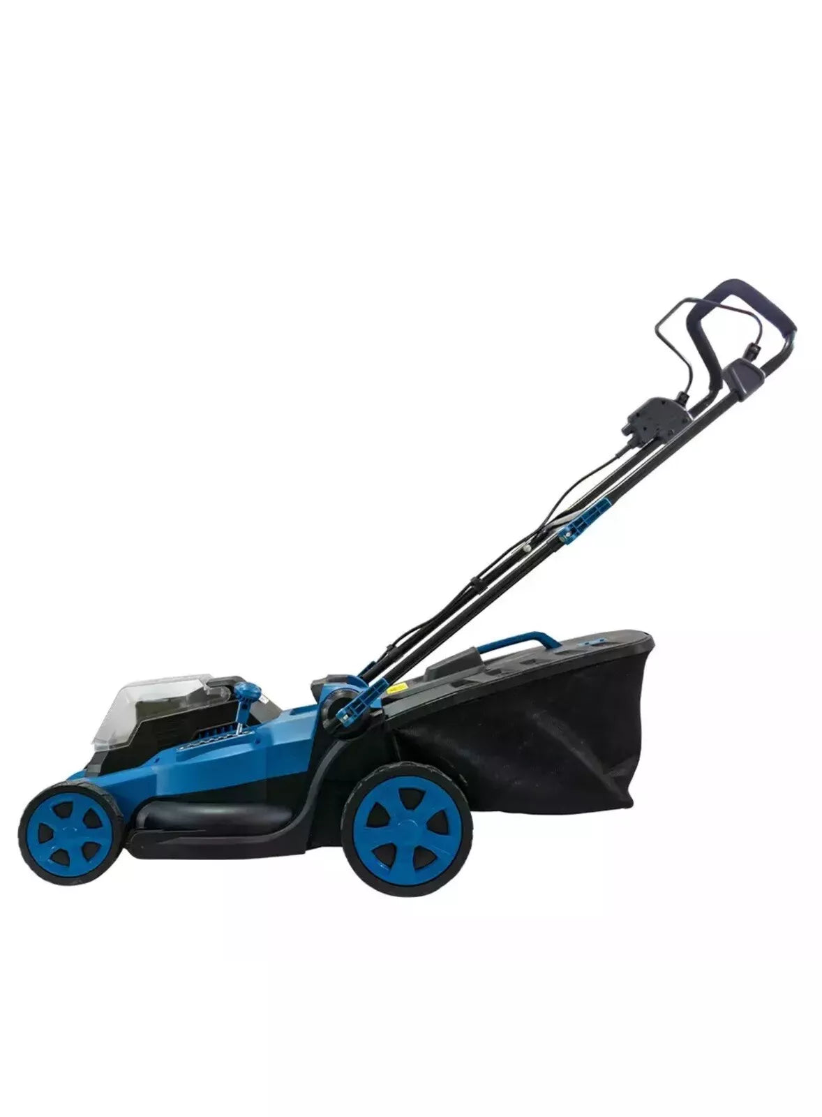Electric Cordless Hand Push Lawn Mower Grass Box for Home Use