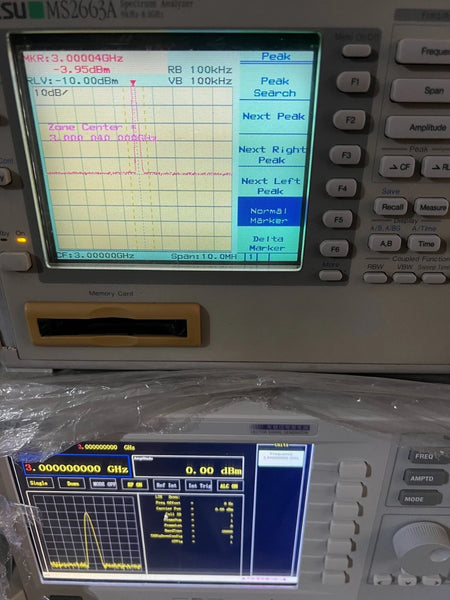 Used Anritsu MS2663A Spectrum Analyzer 9KHz-8.1GHz