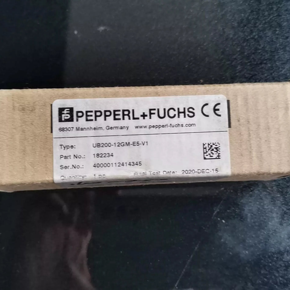 1PCS NEW Pepperl-Fuchs UB200-12GM-E5-V1 Ultrasonic Sensor