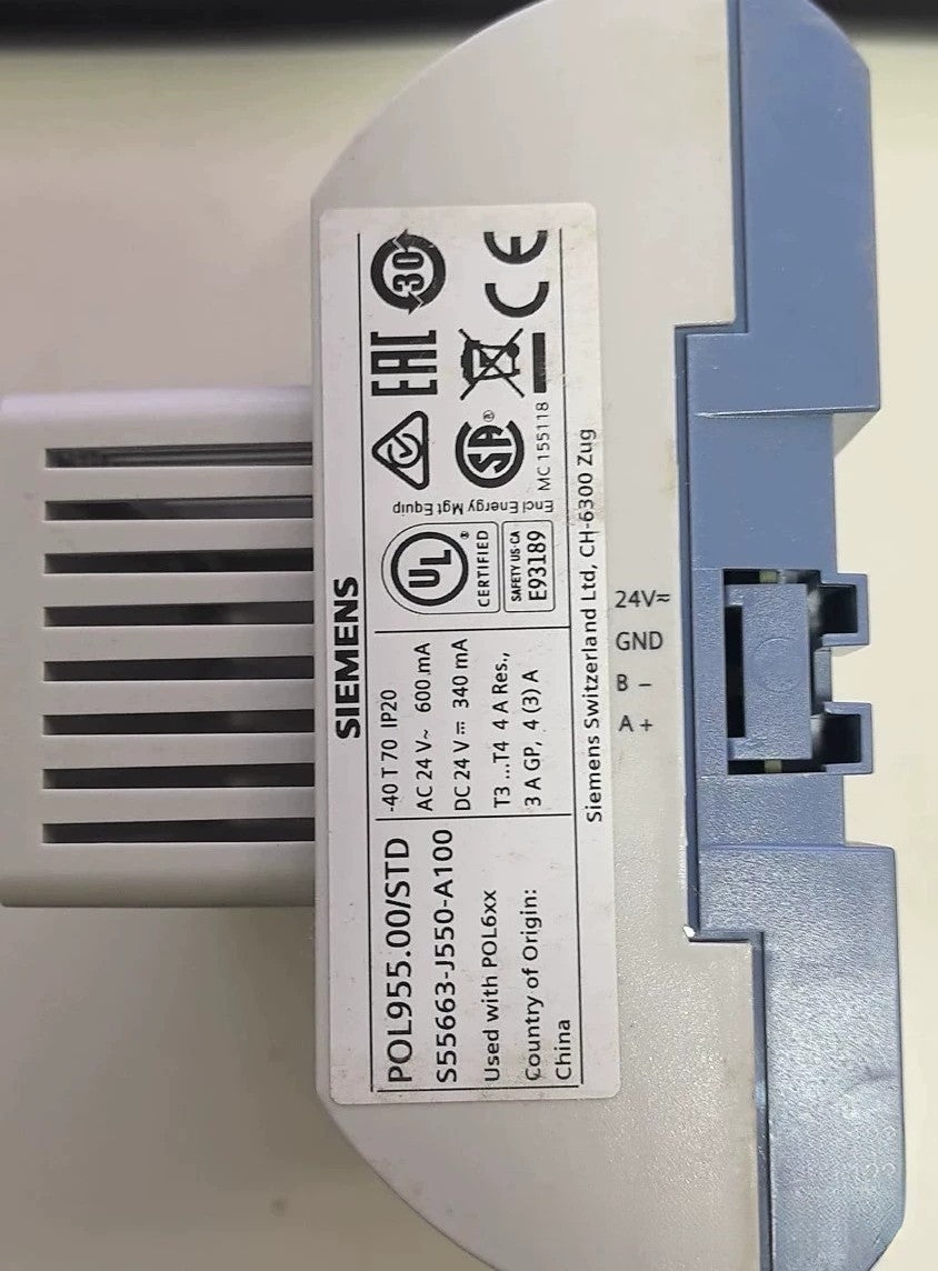 Siemens POL955.00/STD AHU Extension IO Module