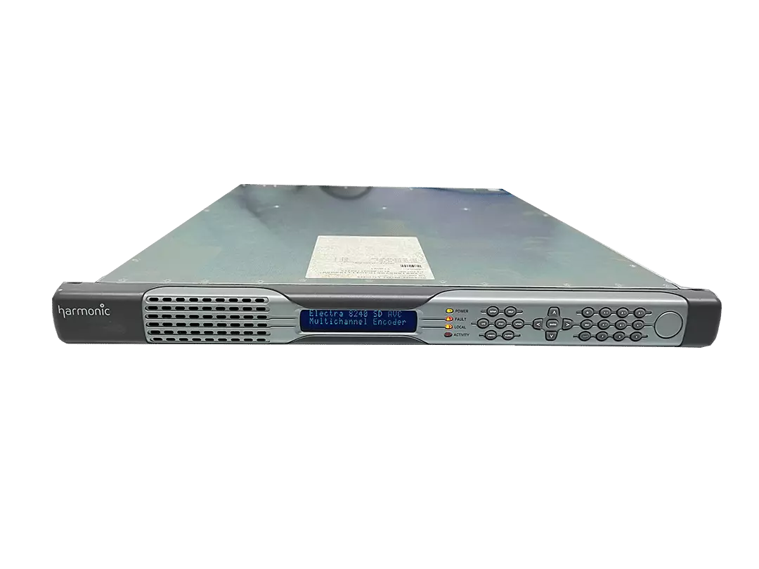 Harmonic Electra 8240 SD AVC Four Channel SD MPEG-2 Encoder IP Out FW-ELC-8K-PIP
