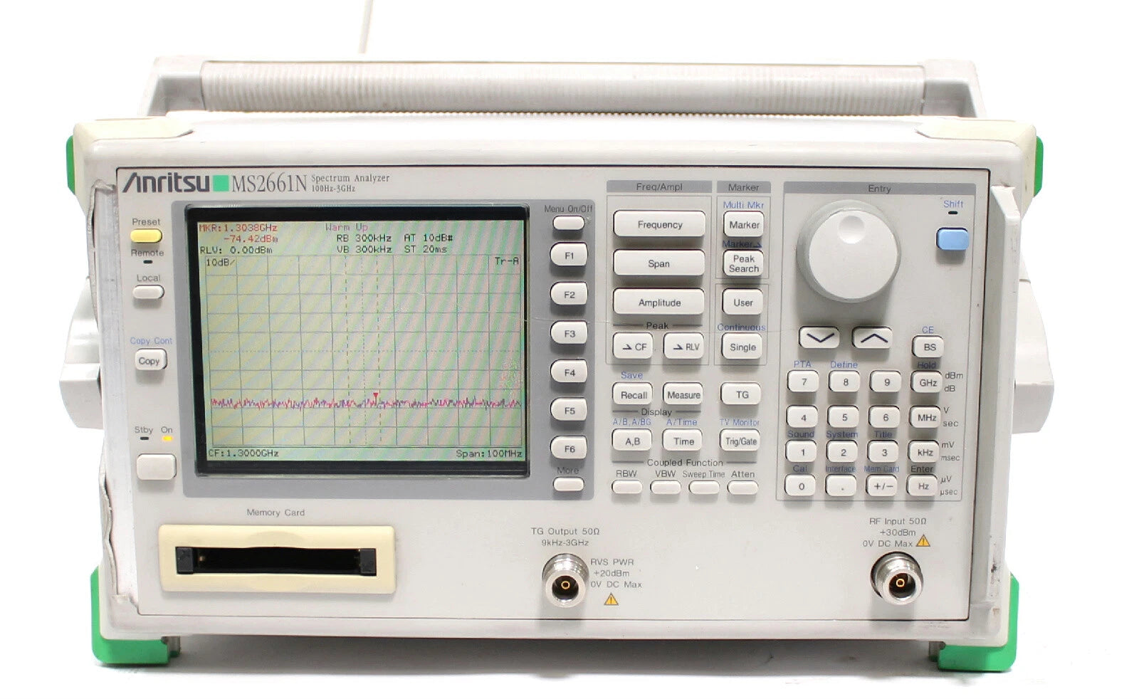 Anritsu MS2661N Spectrum Analyzer 100Hz - 3GHz For Parts