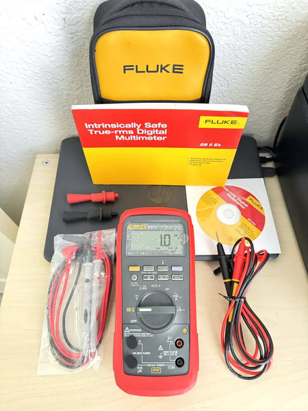 Fluke 28 II Ex True RMS Multimeter with Leads & Bag - Tested