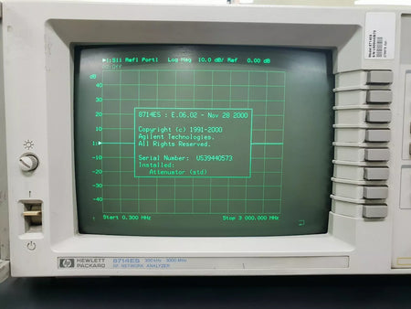 HP/Agilent 8714ES RF Network Analyzer 300KHz - 3000MHz (0573)