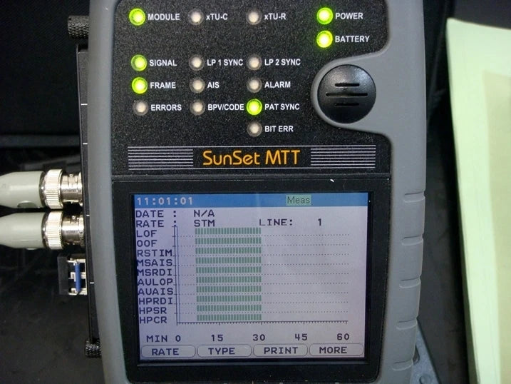 Sunrise Telecom SSMTT-C SDH 1.5M- 2.5Gb/s 1310/1550nm Analyzer