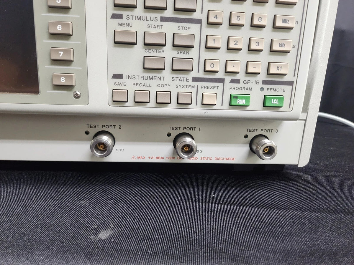 Advantest R3767CG Network Analyzer 300 kHz - 8 GHz With Option 11 As-Is