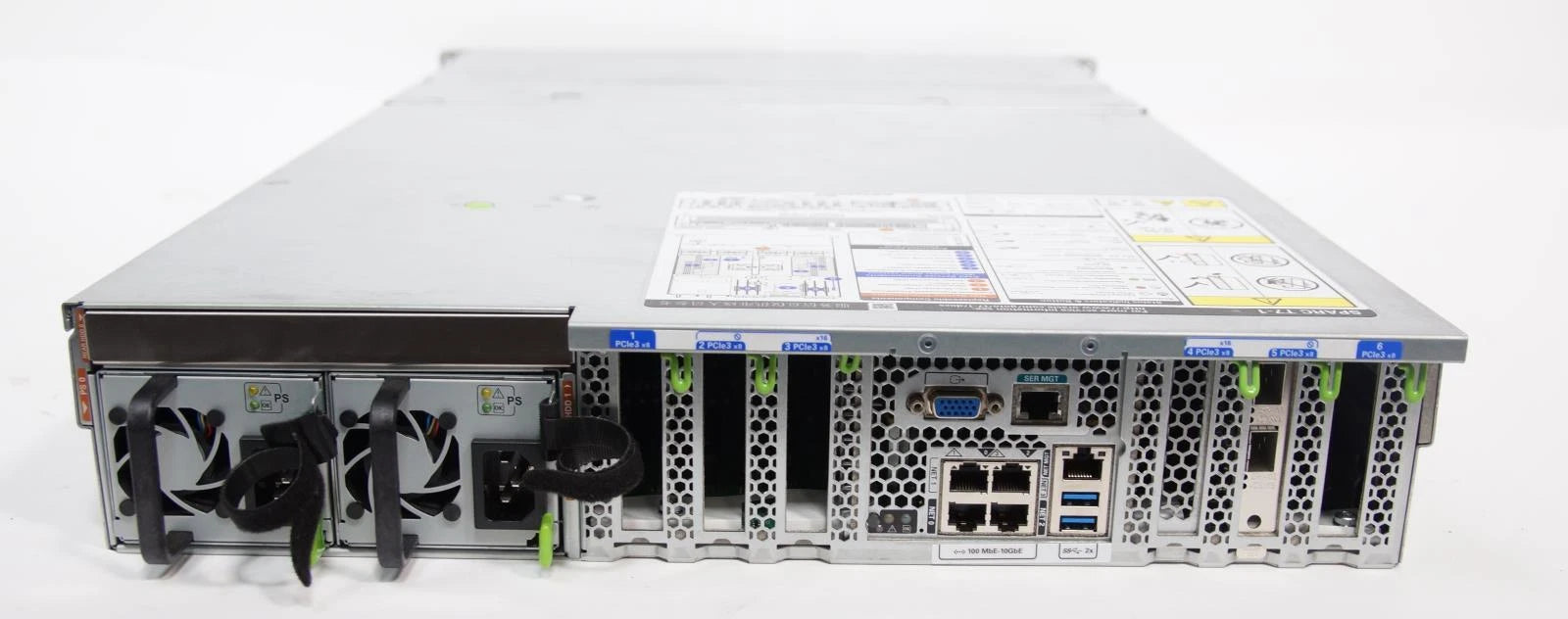 Sun Oracle SPARC T7-1 Server with 1x 32Core 4.13GHz GHz CPU, 64GB RAM, 2x PSU