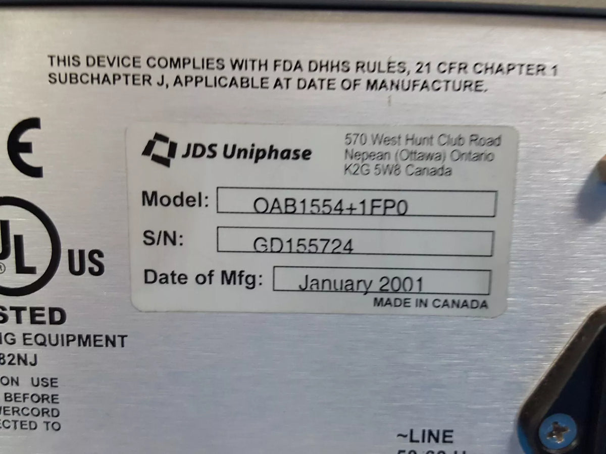 JDSU OAB1554+1FP0 Optical Amplifier (5724)