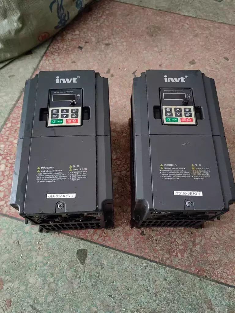 1PC Used goog GD100-5R5G-4 380V 5.5kw frequency converter #W958G WX