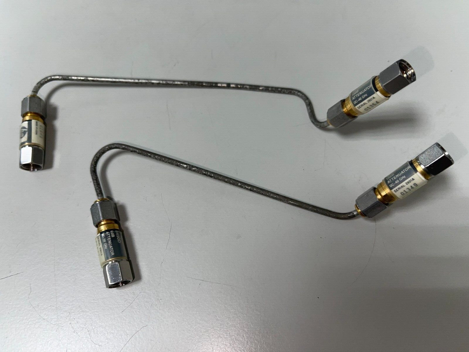 HP Agilent 33340DZ 40GHz 13db precision attenuator , w/semi-rigid 2.4mm cables - XG eqpt