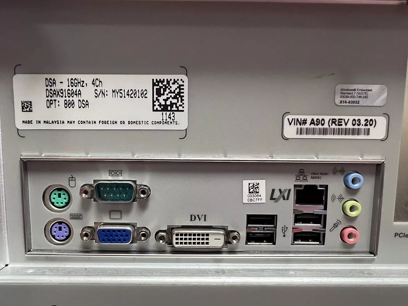 Keysight DSAX91604A Infiniium High-Performance Oscilloscope: 16GHz