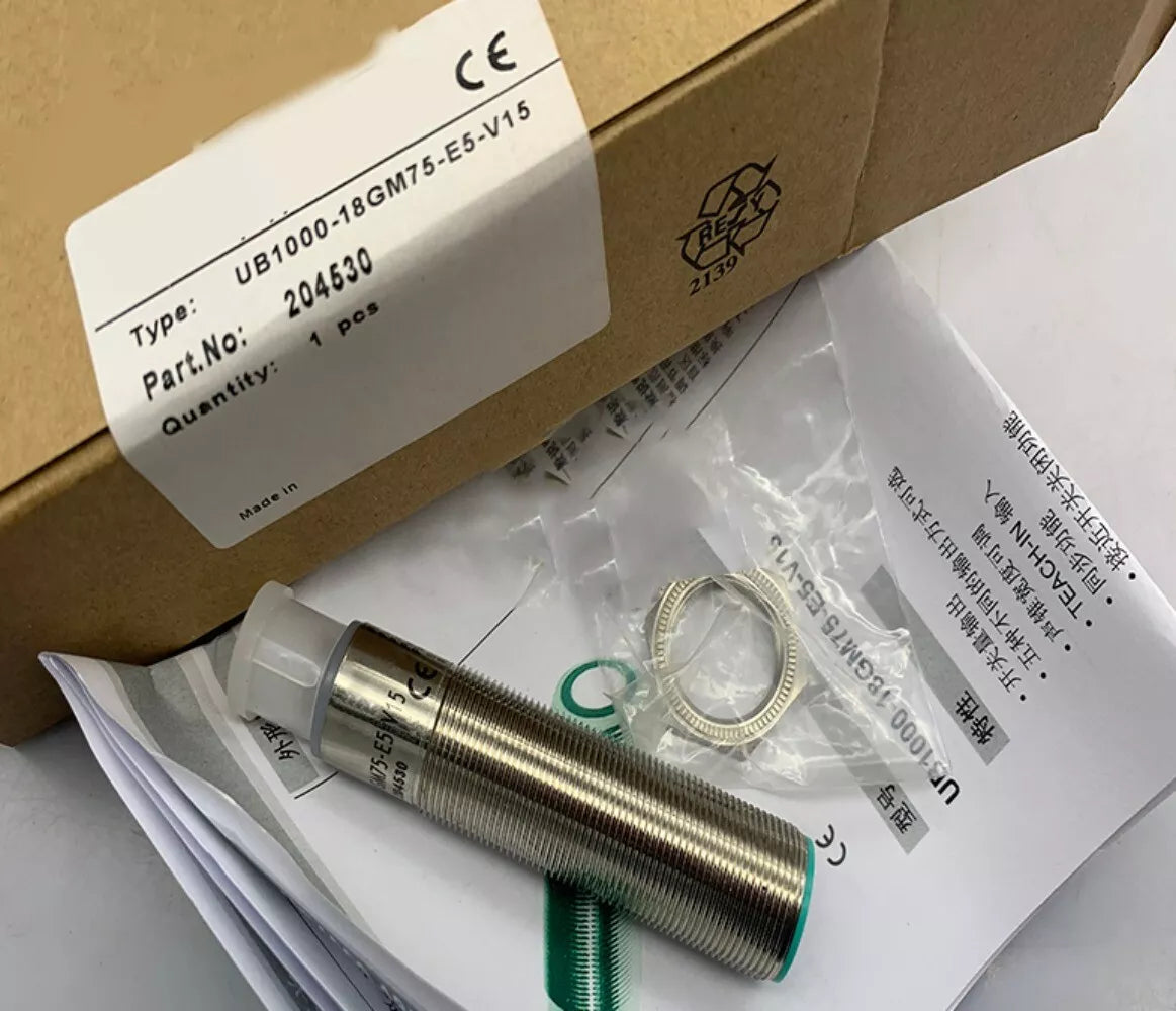 PEPPERL+FUCHS UB1000-18GM75-E5-V15 Ultrasonic Sensor with Expedited Shipping - XG eqpt
