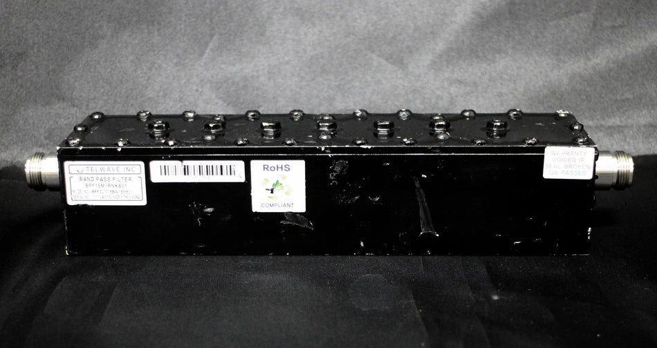 TELWAVE BPF15M-RNK801 Band Pass Filter with N-Type Connectors