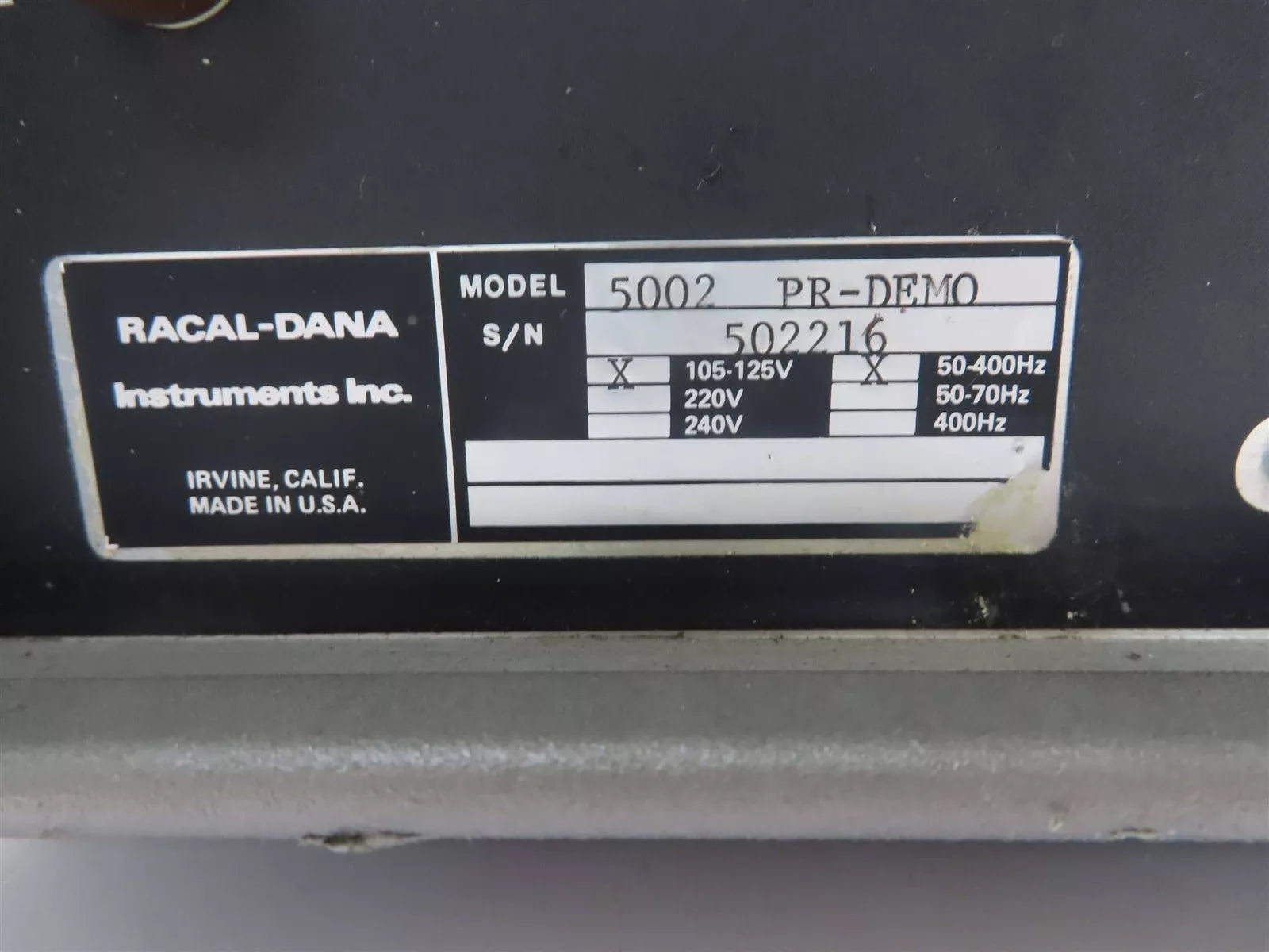 RACAL-DANA 5002 Voltmeter