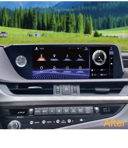12.3" Android 13 Car Player For Lexus ES ES200 ES250 ES350 ES300h 2018-2021 64GB