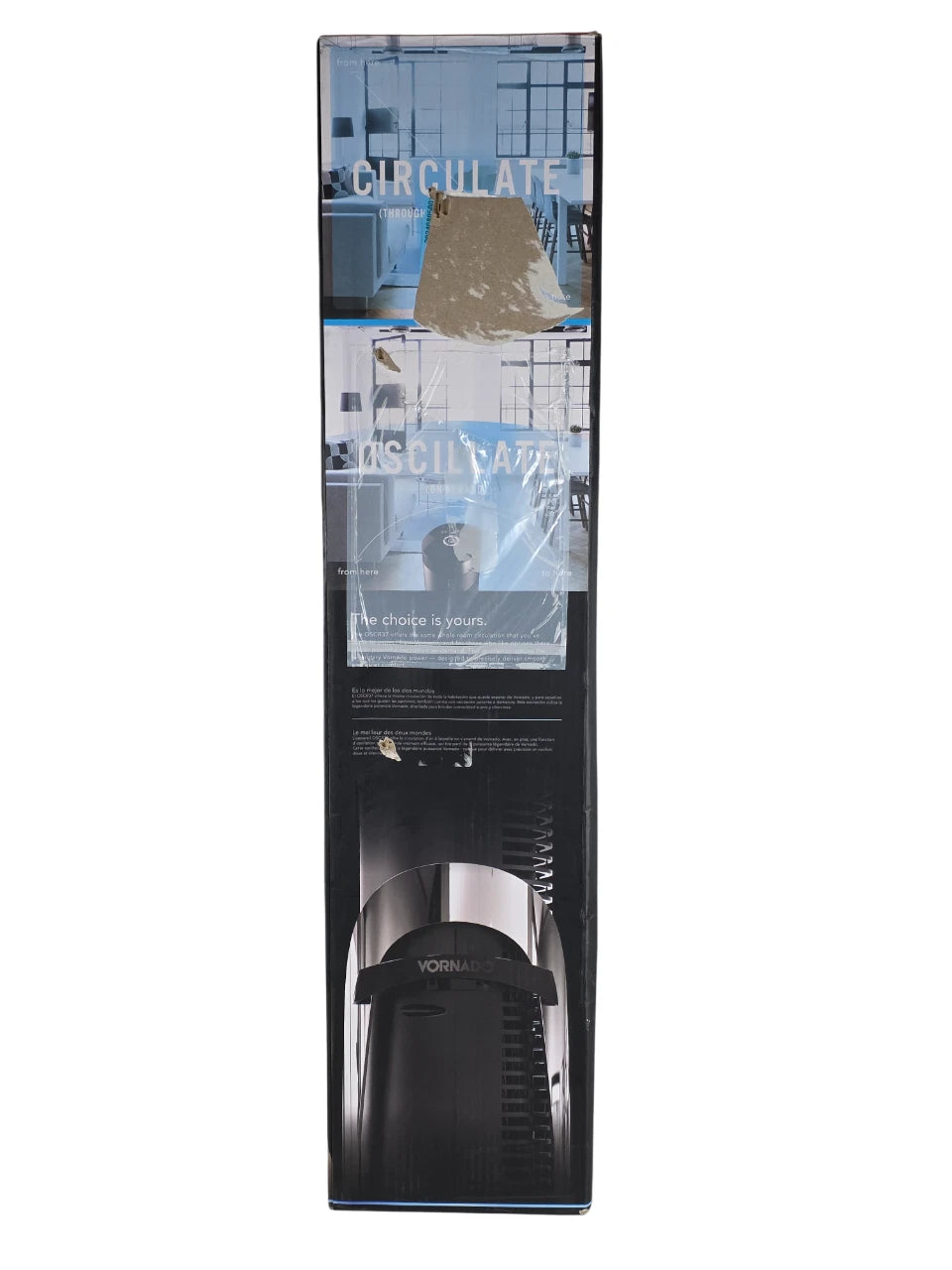 Vornado 37" Oscillating Tower Fan OSCR37 - Black - Free Shipping.