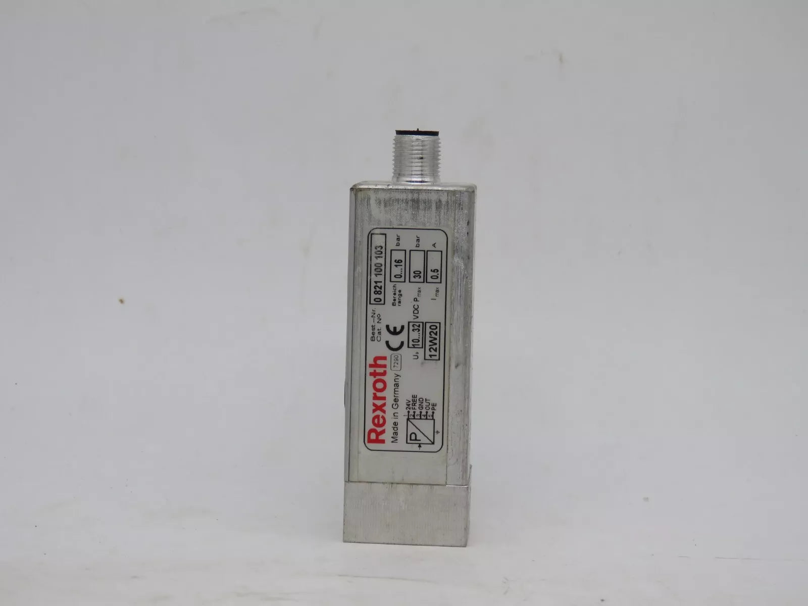 Rexroth 0821100103 Pressure Sensor/Switch 10-32 VDC