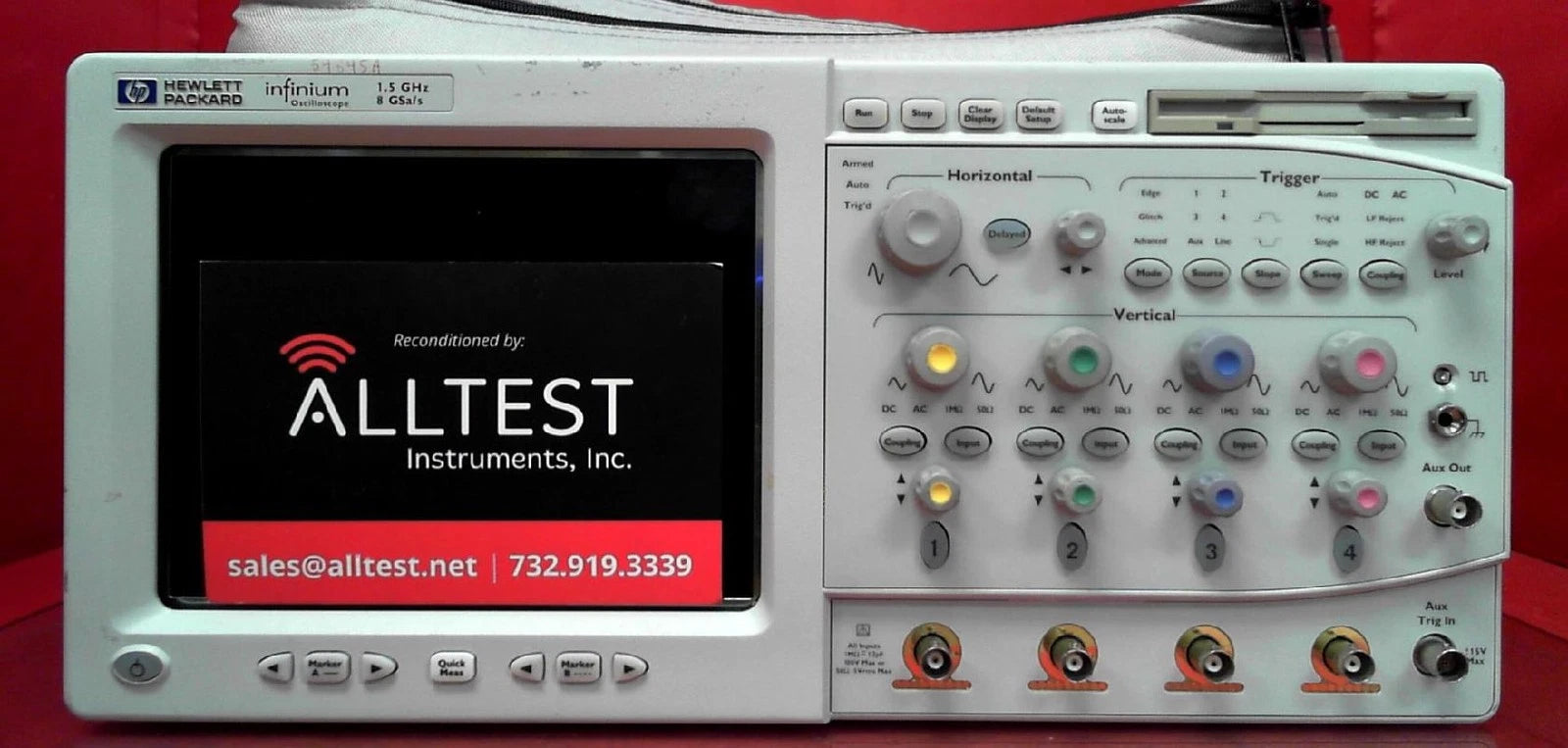 Agilent/Keysight 54845A US38130213 Infiniium Oscilloscope 4 Channels