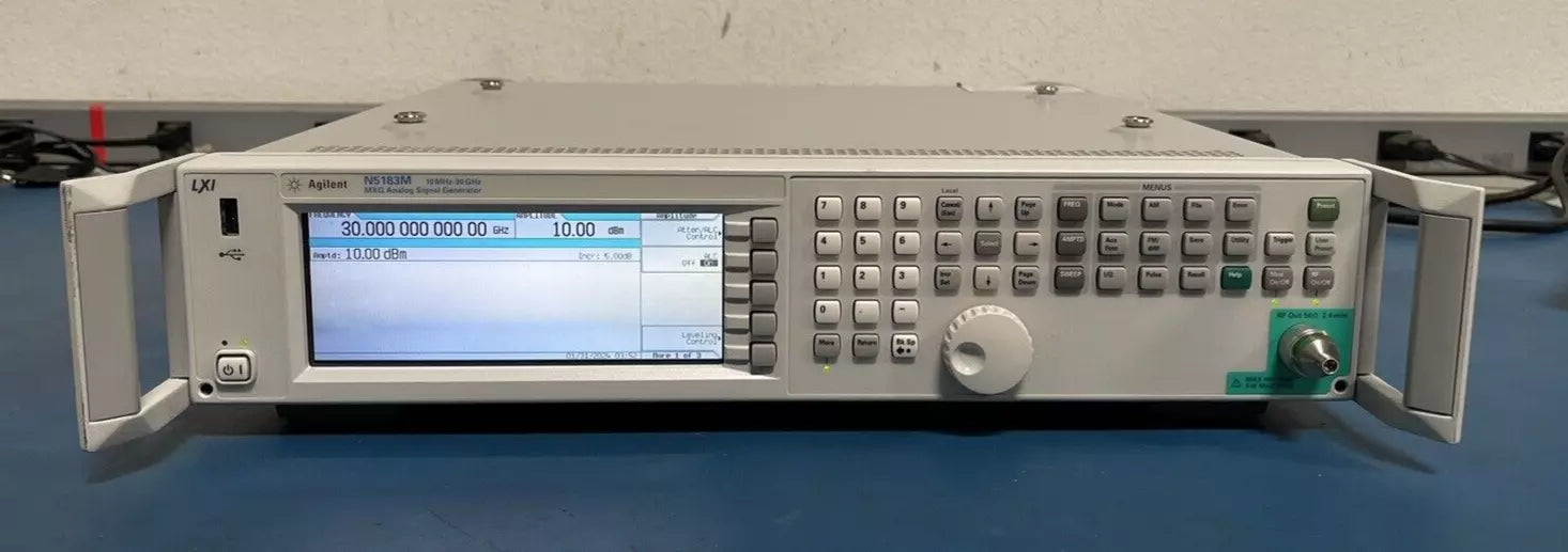 Agilent/Keysight N5183M MXG Signal Generator 100KHz-30GHz with Advanced Options