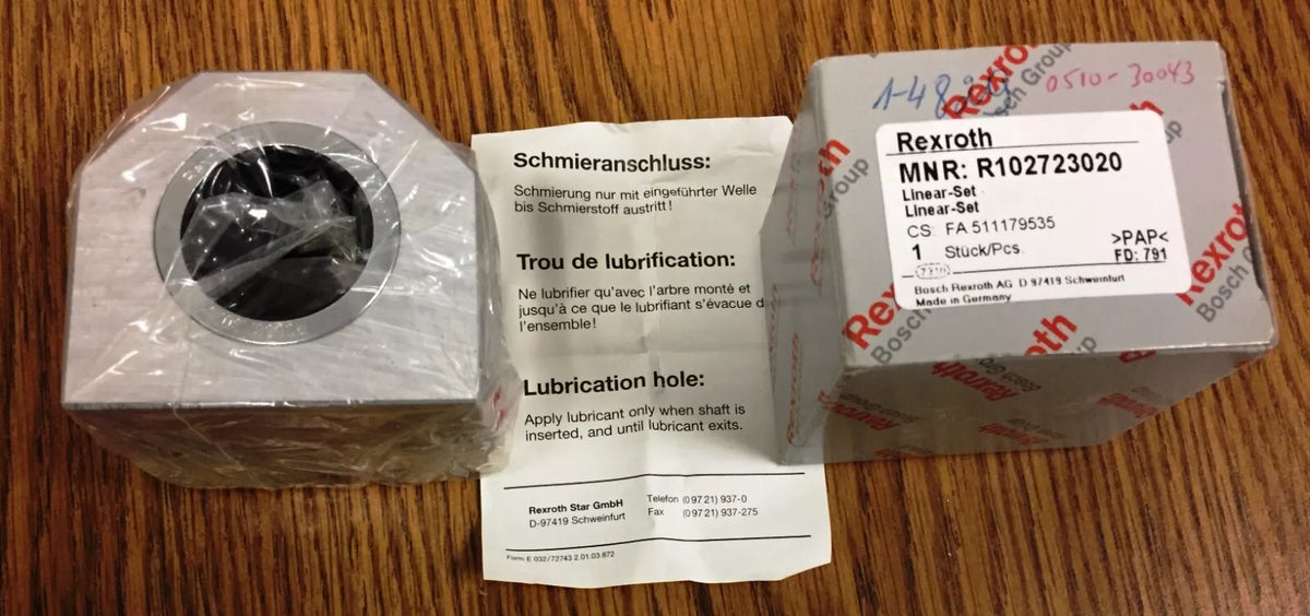 Bosch Rexroth R102723020 Linear Ball Bearing