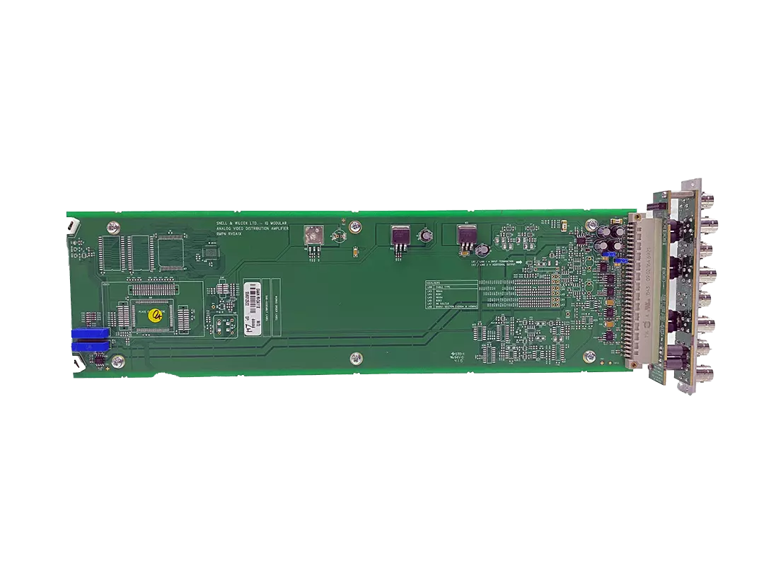 SAM IQVDA0301-1A Analog Video Distribution Amplifier with 7 Outputs Back