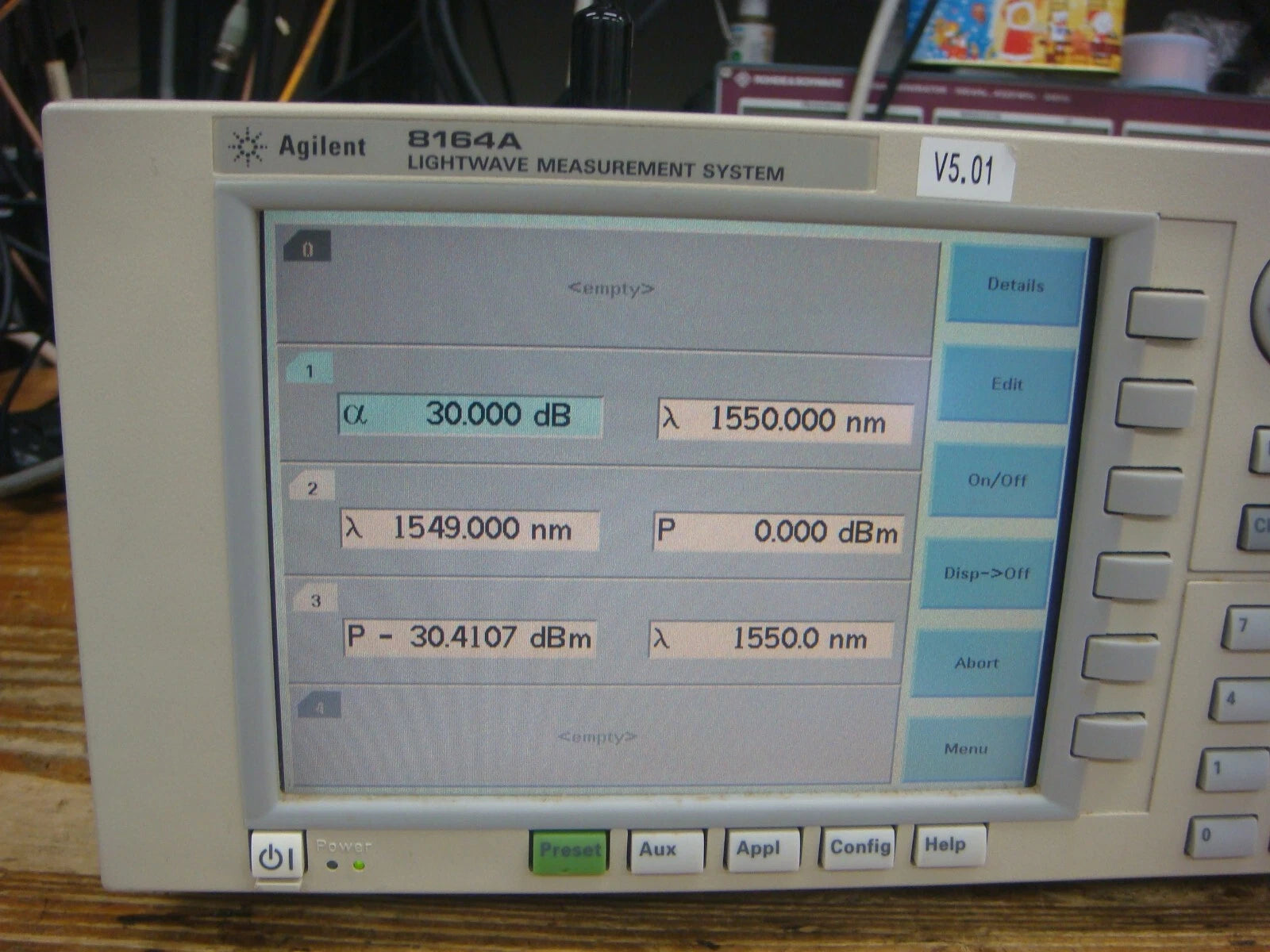 Keysight Agilent HP 81570A 60dB 1200-1700nm Optical Attenuator