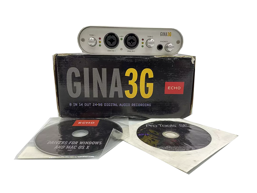 Echo Gina3G 10 Input / 14 Output 24-Bit/96kHz PCI Interface