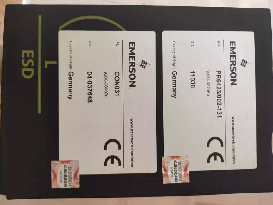 1 Set of EMERSON PR6423/002-131 Sen///