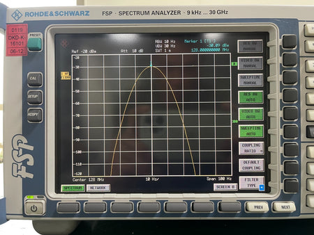 Rohde & Schwarz FSP30 Spectrum Analyzer 9 kHz - 30 GHz w/ FSP-B9 _ 0793 - XG eqpt
