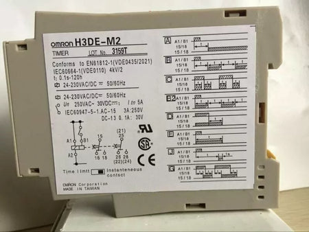 Omron H3DE-M2 Time Relay New Model