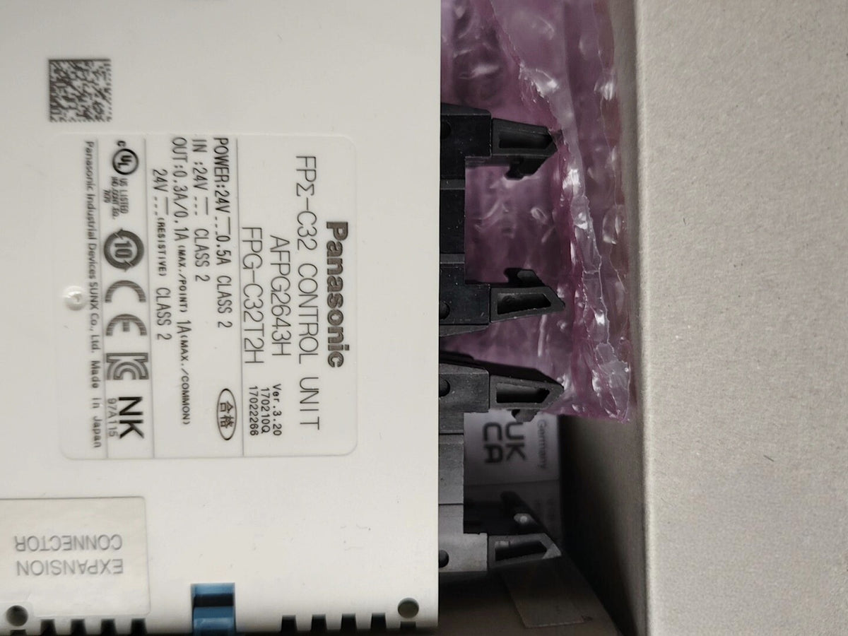 Panasonic FPG-C32T2H AFPG2643H Control Unit