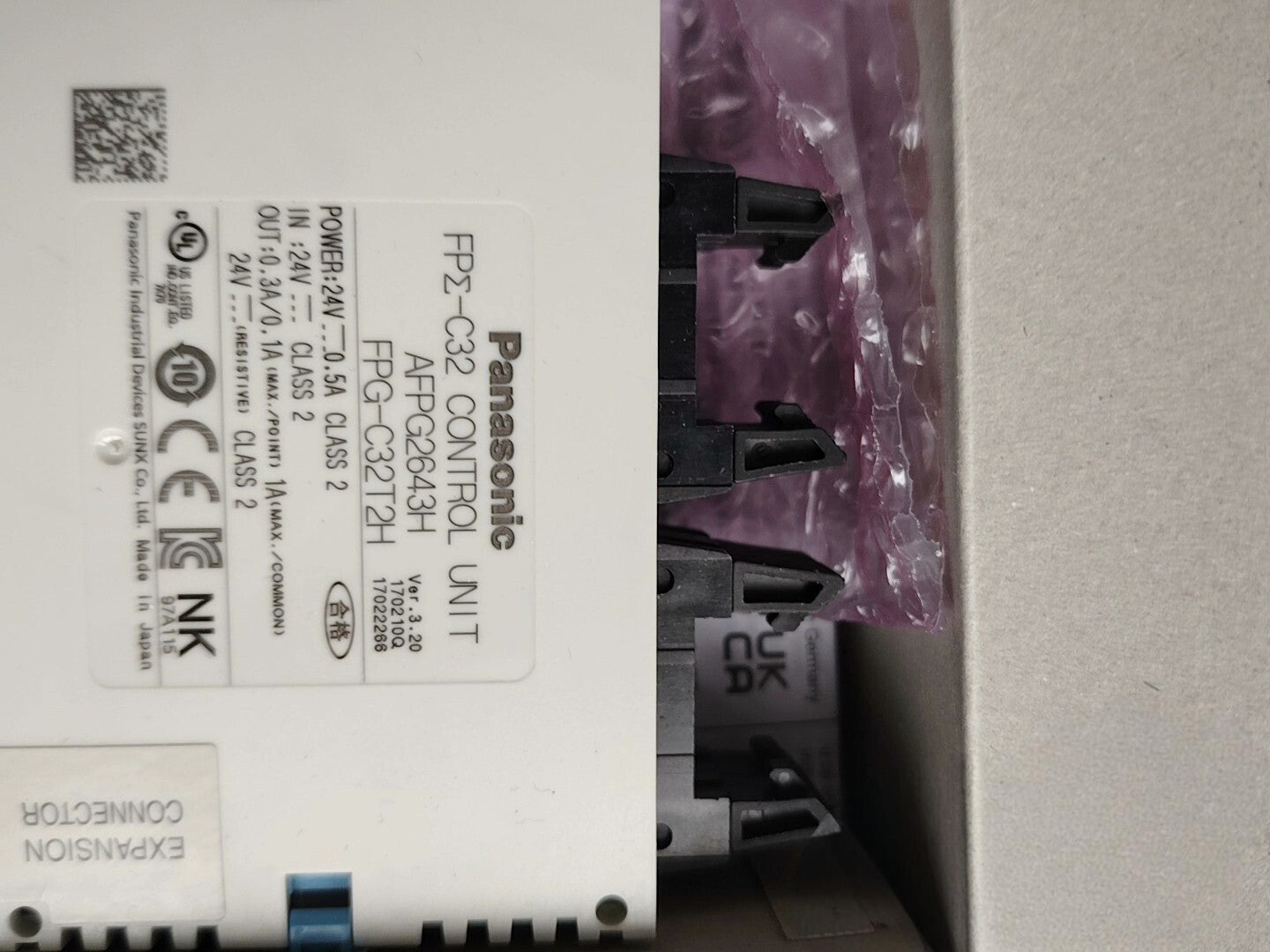 Panasonic FPG-C32T2H AFPG2643H Control Unit
