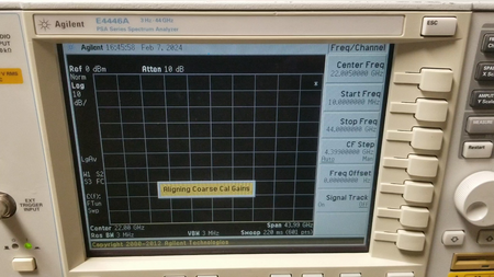 44 GHz Spectrum Analyzer by Agilent